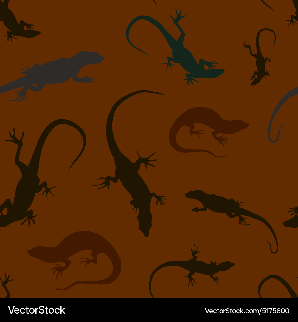 Lizard pattern vector image