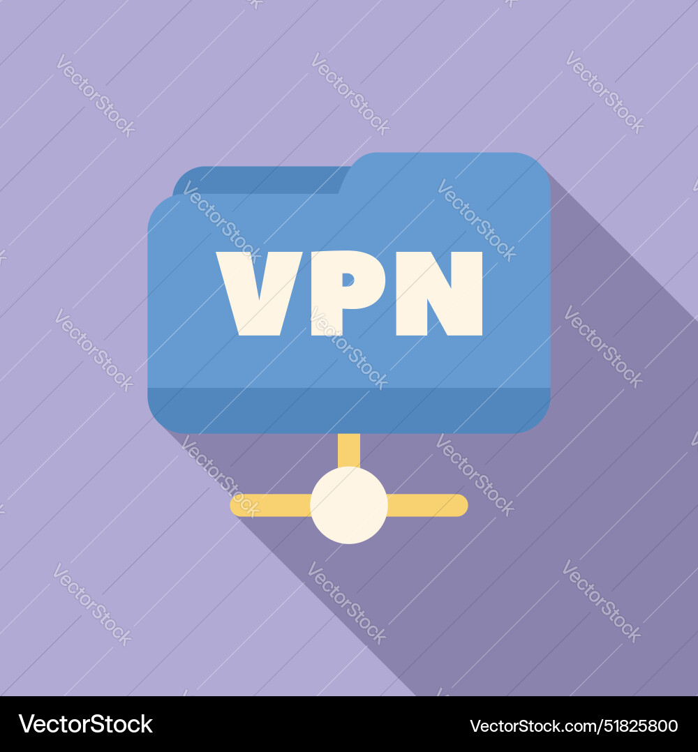 Vpn data transferring through server folder icon Vpn data transferring through server folder icon Vector Image