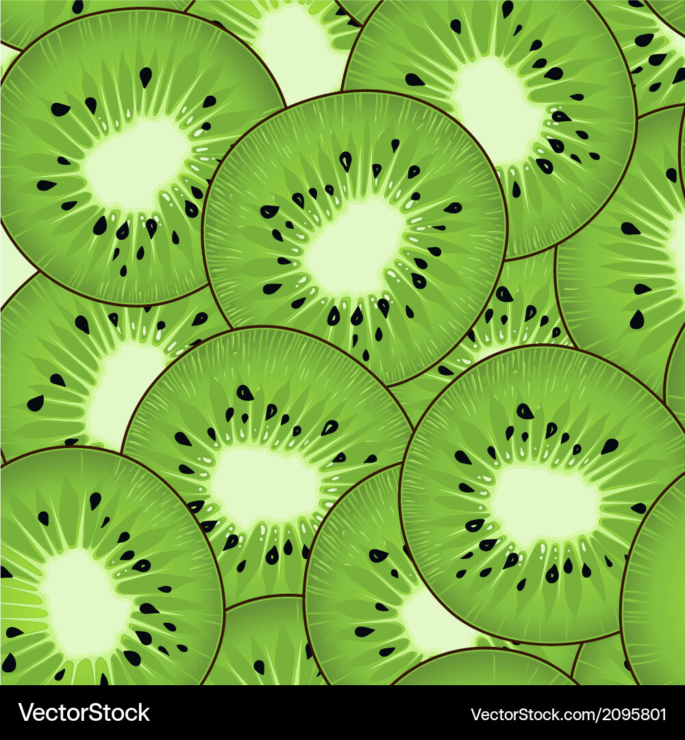 Kiwi pattern Vector Image