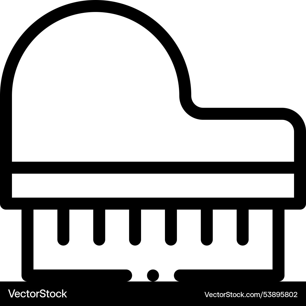 Grandfather clock icon thin linear style design Grandfather clock icon thin linear style design Vector Image