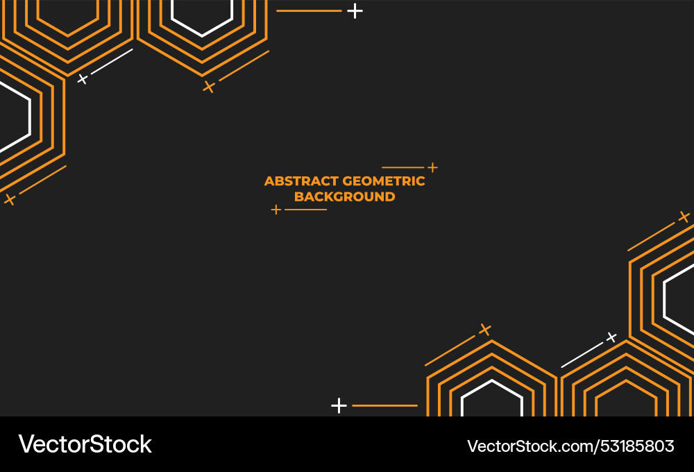 Abstract hexagonal geometric background Abstract hexagonal geometric background vector image