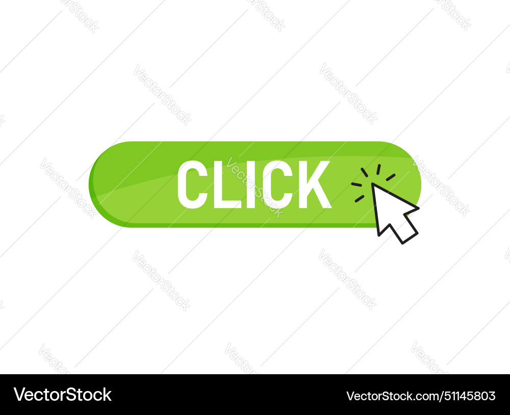 Klicken Sie hier Banner-Icon im flachen E-Commerce Klicken Sie hier Banner-Icon im flachen E-Commerce vektorbild