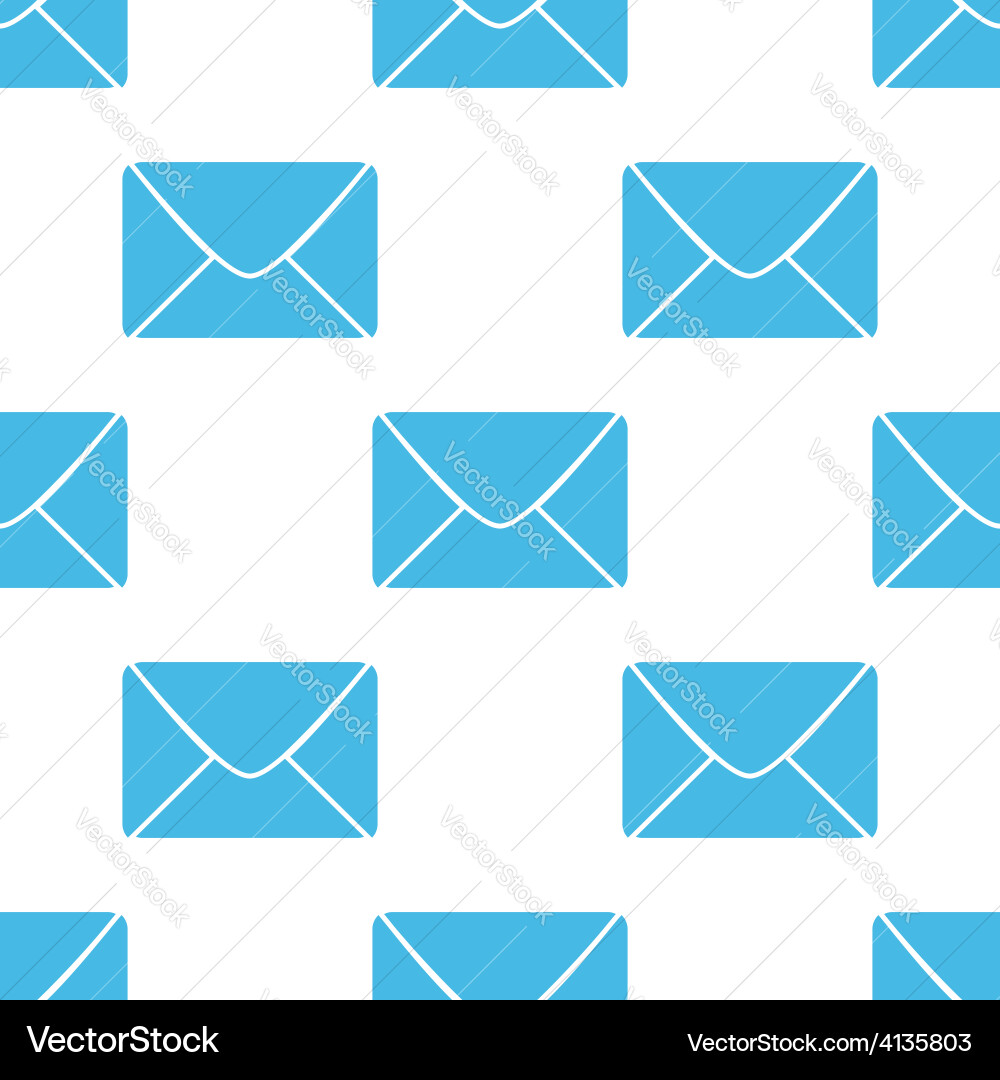 Mail seamless pattern Vector Image