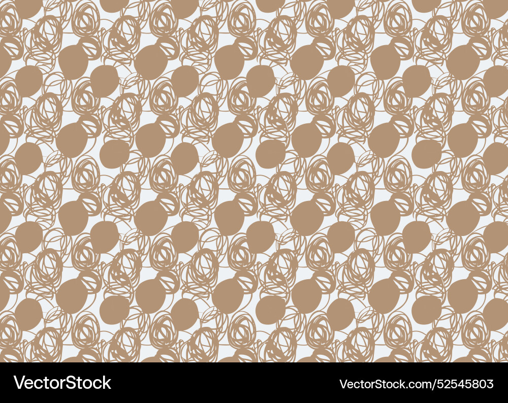 Seamless pattern with complex lines flowers Seamless pattern with complex lines flowers vector image