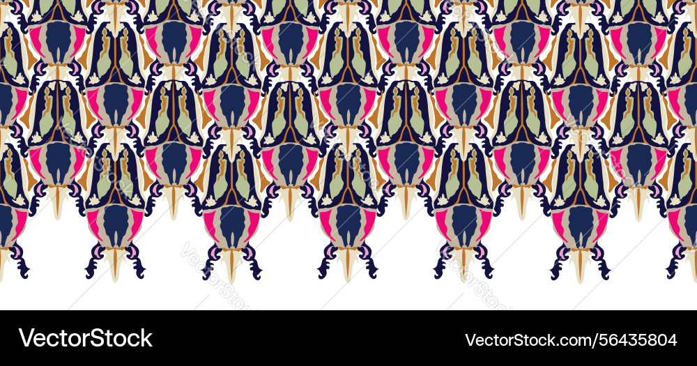 Artistic abstract seamless pattern with stylish vector image
