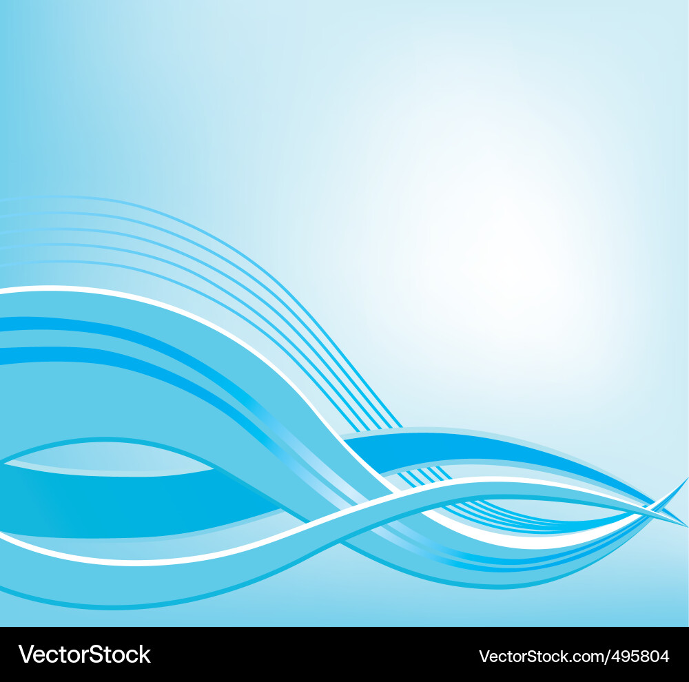 Dynamic Blue Abstract Background Royalty Free Vector Image