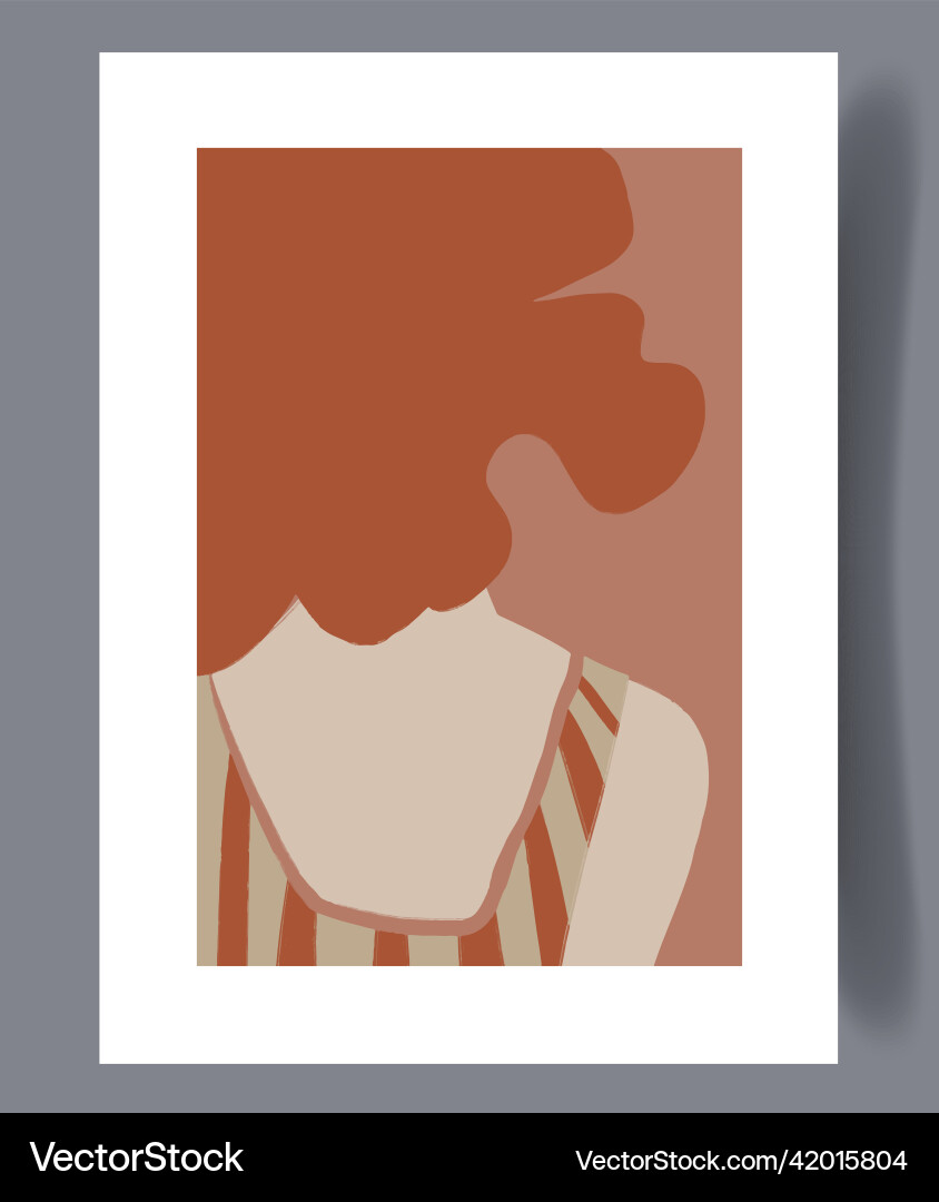 Scandinavian abstract print set Scandinavian abstract print set vector image