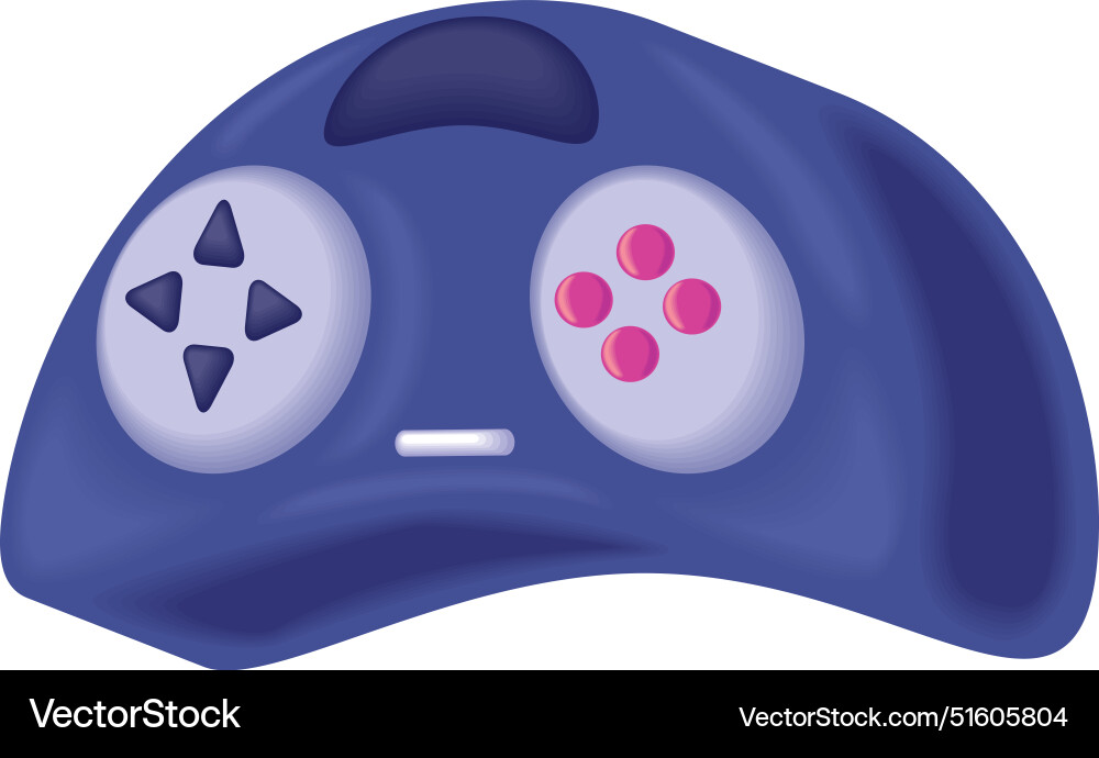 Video game controller device Vector Image