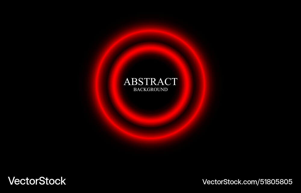 Abstract background circle red glow gradient Vector Image