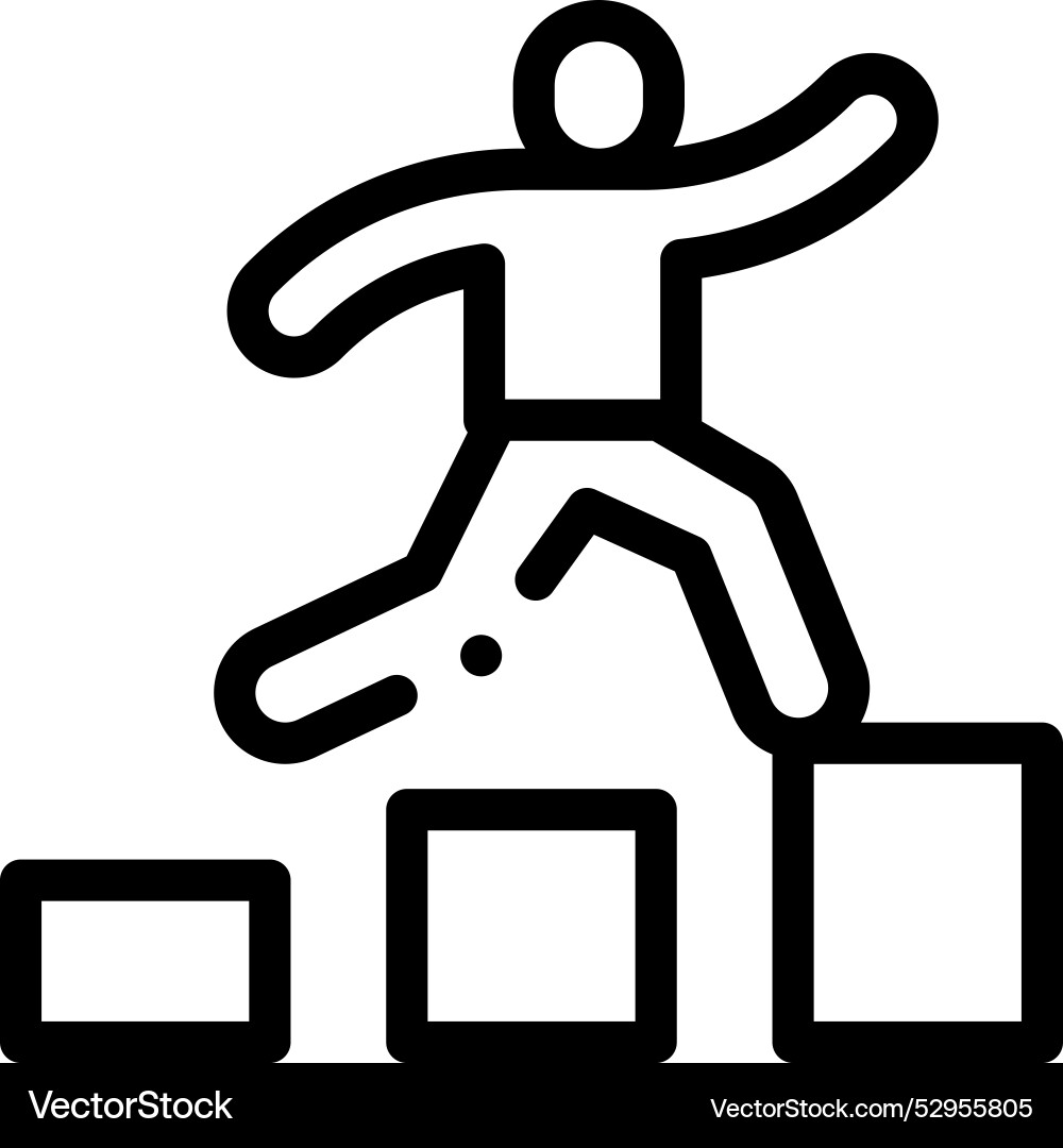Development icon thin linear style design Development icon thin linear style design Vector Image