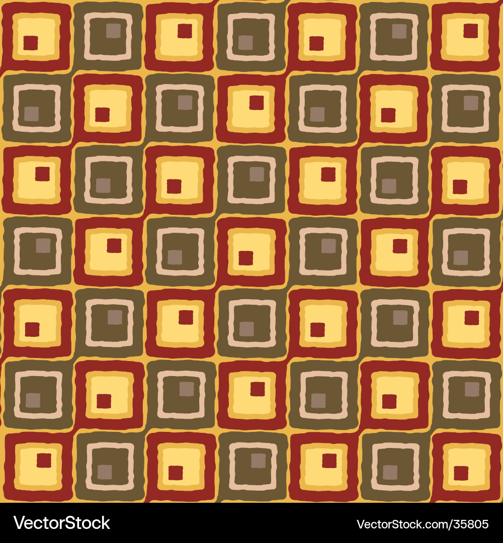Linked squares vector image