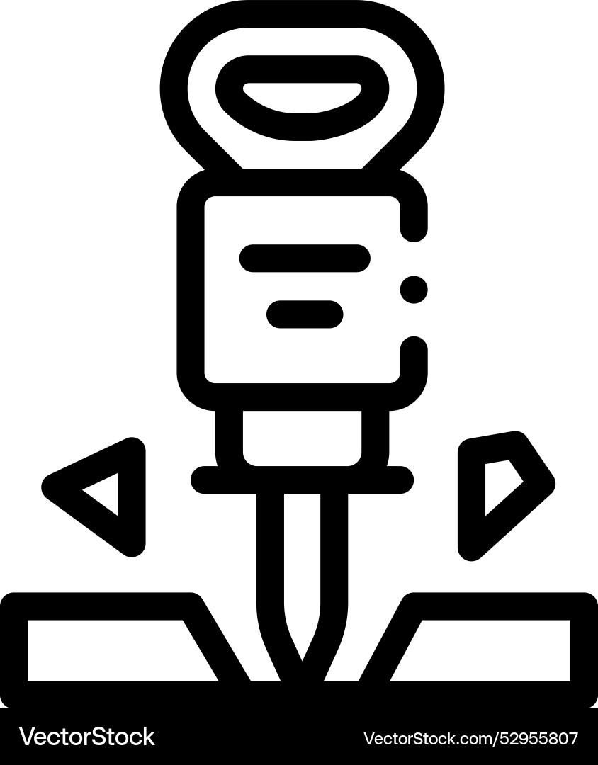 Development icon thin linear style design Development icon thin linear style design vector image