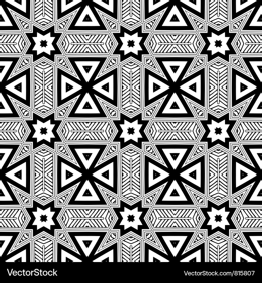 Intricate Geometric Pattern Vector Image