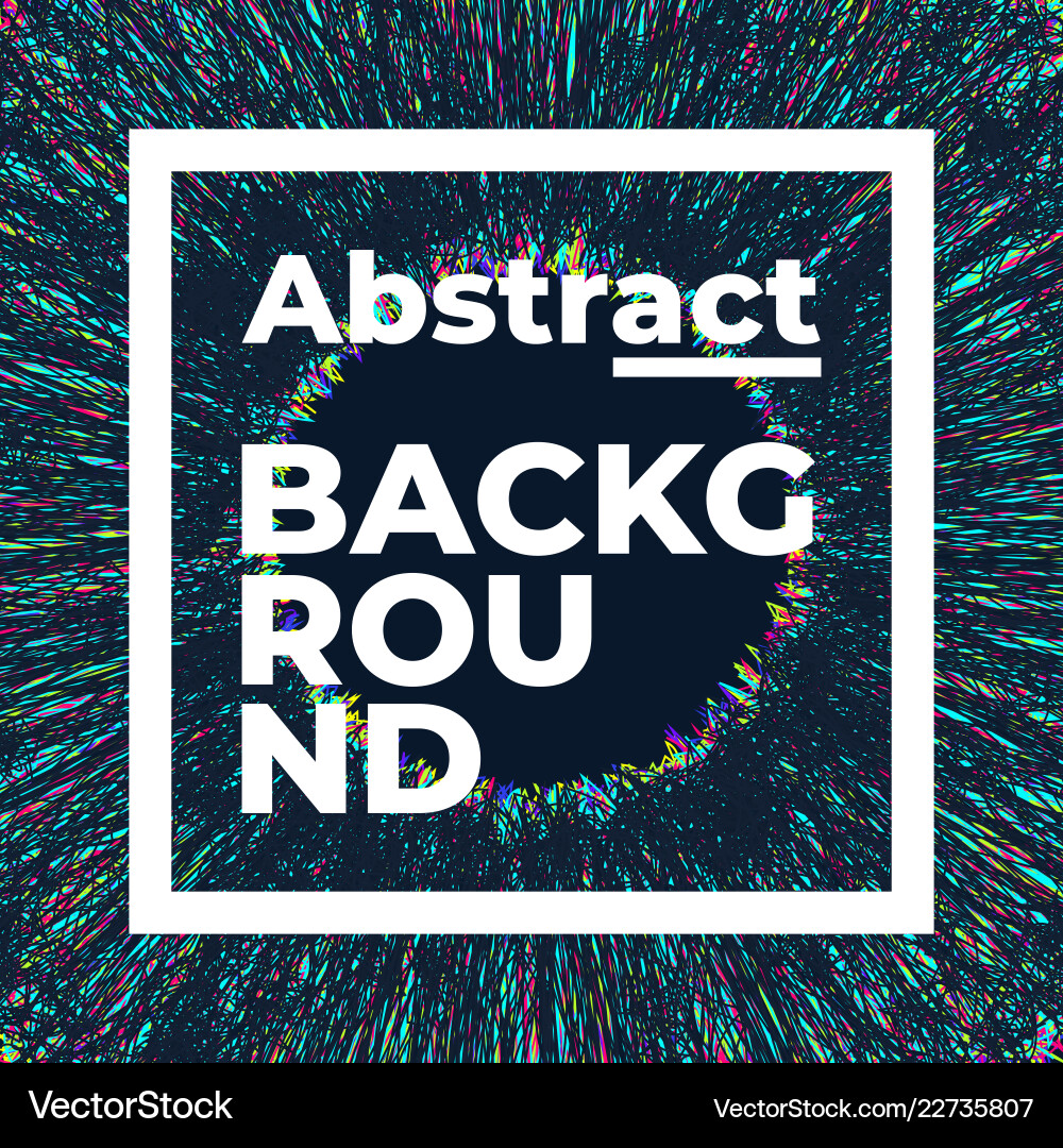 Universal trend geometric shape with text template Universal trend geometric shape with text template Vector Image