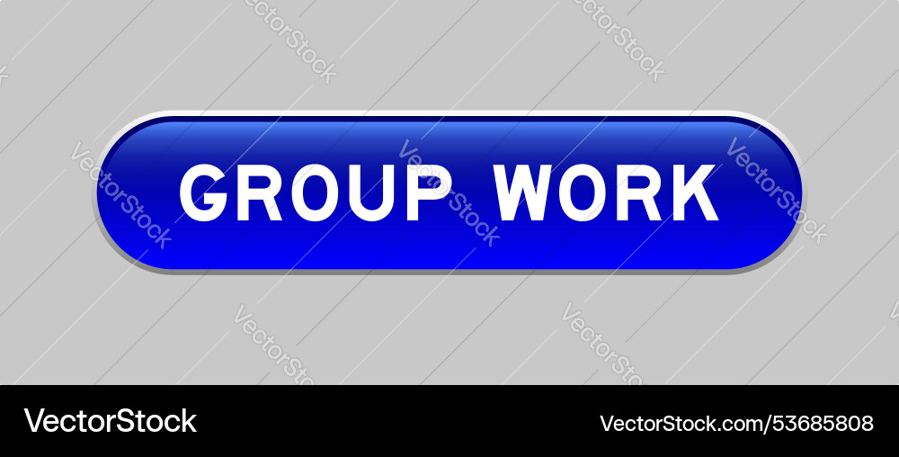 Blue color capsule shape button with word group Blue color capsule shape button with word group Vector Image