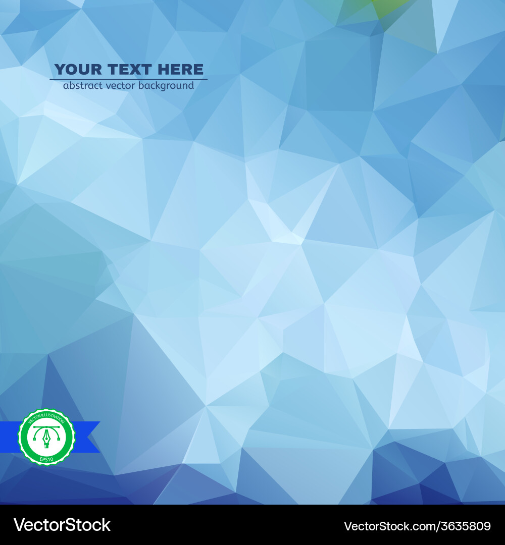 Abstract colorful triangles background vector image