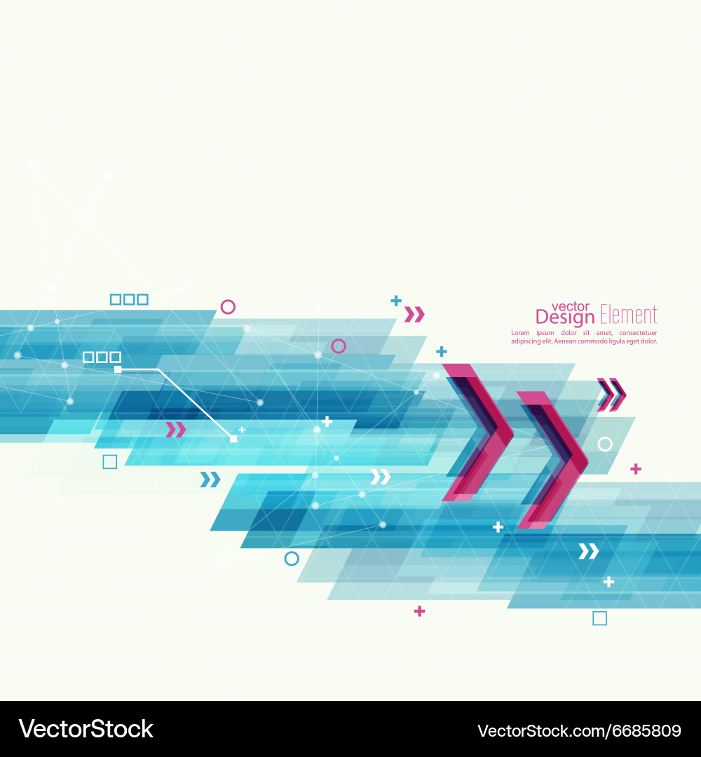 Dynamic Abstract Technology Background vector image