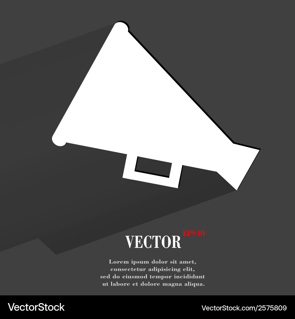 Megaphone - Loud-Hailing Device vector image