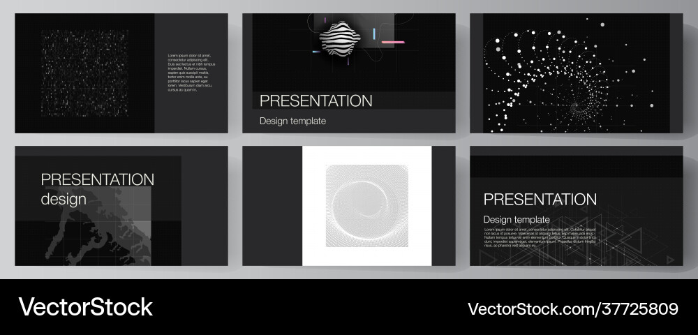 Modern Presentation Slides Background vector image