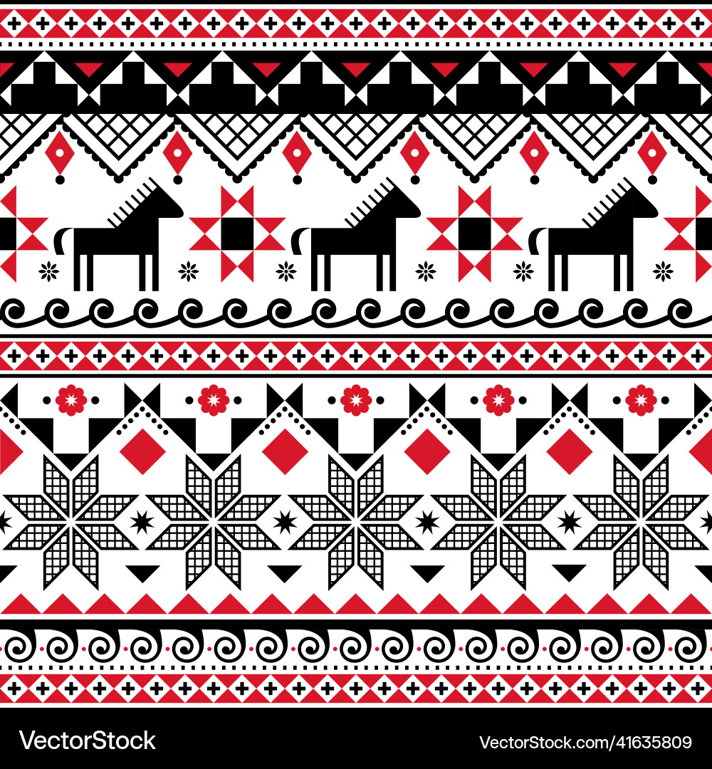 Ukrainian hutsul pysanky seamless pattern Ukrainian hutsul pysanky seamless pattern Vector Image