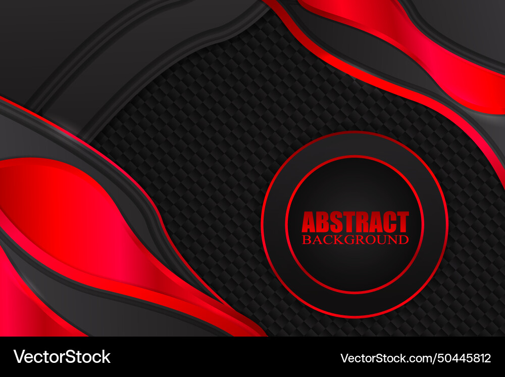 Abstract fluid background with black and red color Abstract fluid background with black and red color vector image