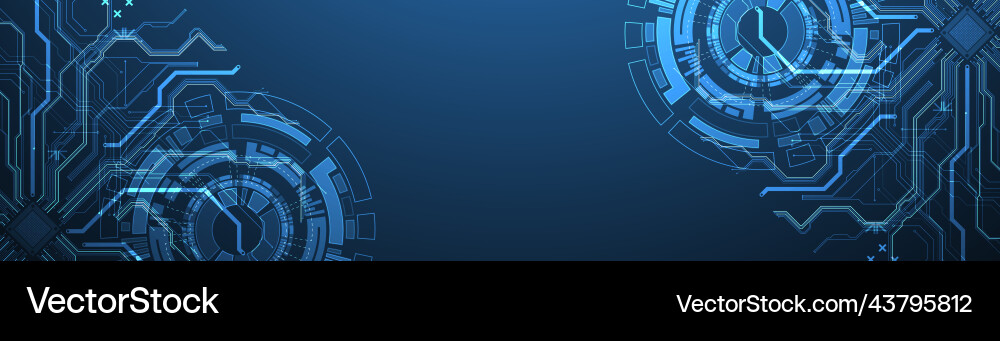 Abstract Technological Background vector image