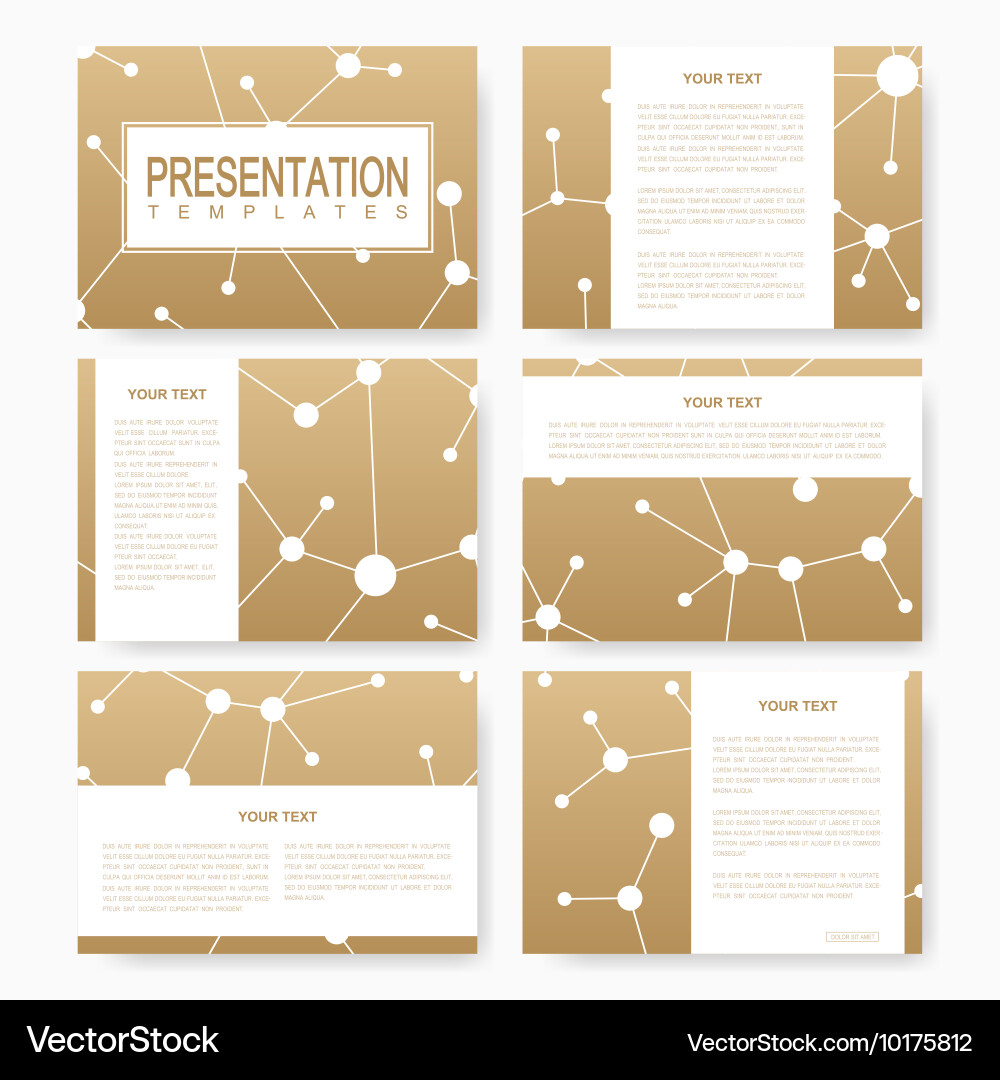 Set of templates for multipurpose vector image