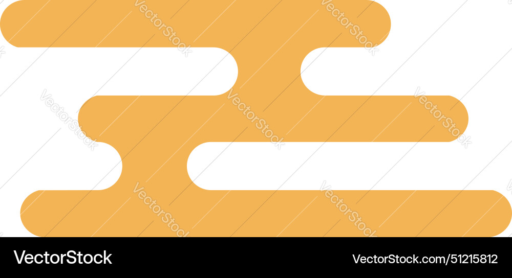 Traditional asian abstract geometric cloud flat Traditional asian abstract geometric cloud flat vector image