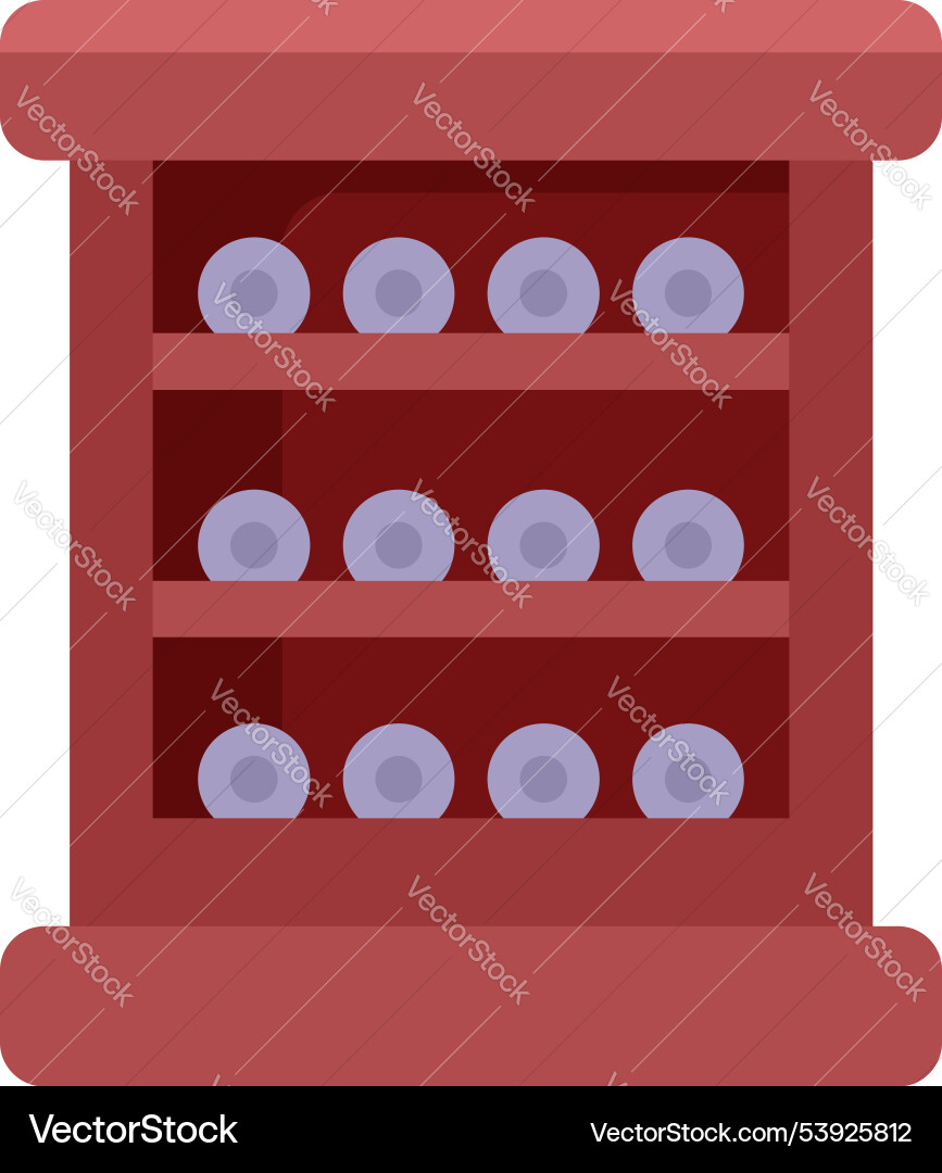 Wine bottles resting on a rack displaying Wine bottles resting on a rack displaying Vector Image