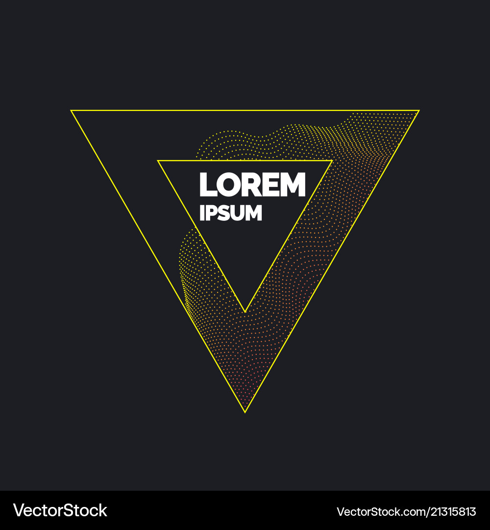 Abstract background with a colored dynamic vector image