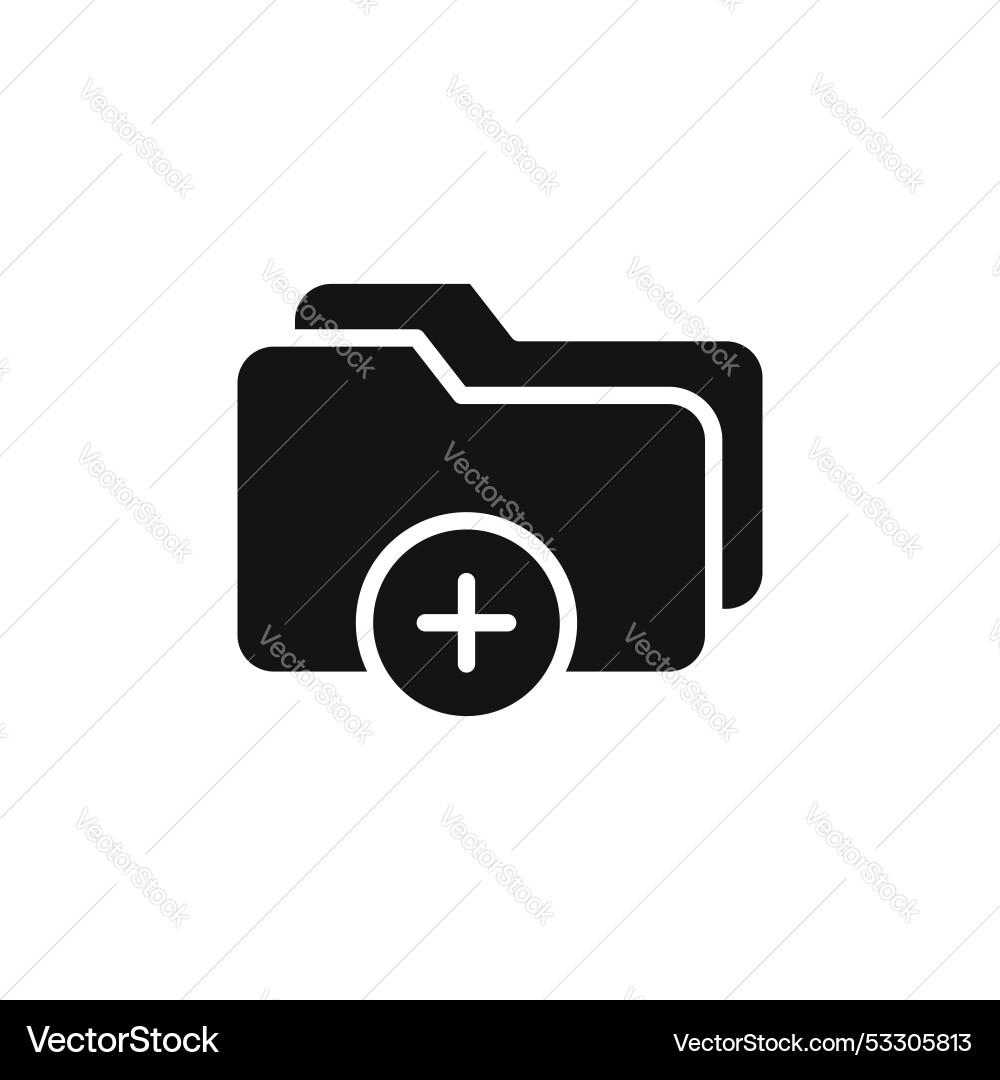 Add folder icon set new file symbol create Add folder icon set new file symbol create Vector Image