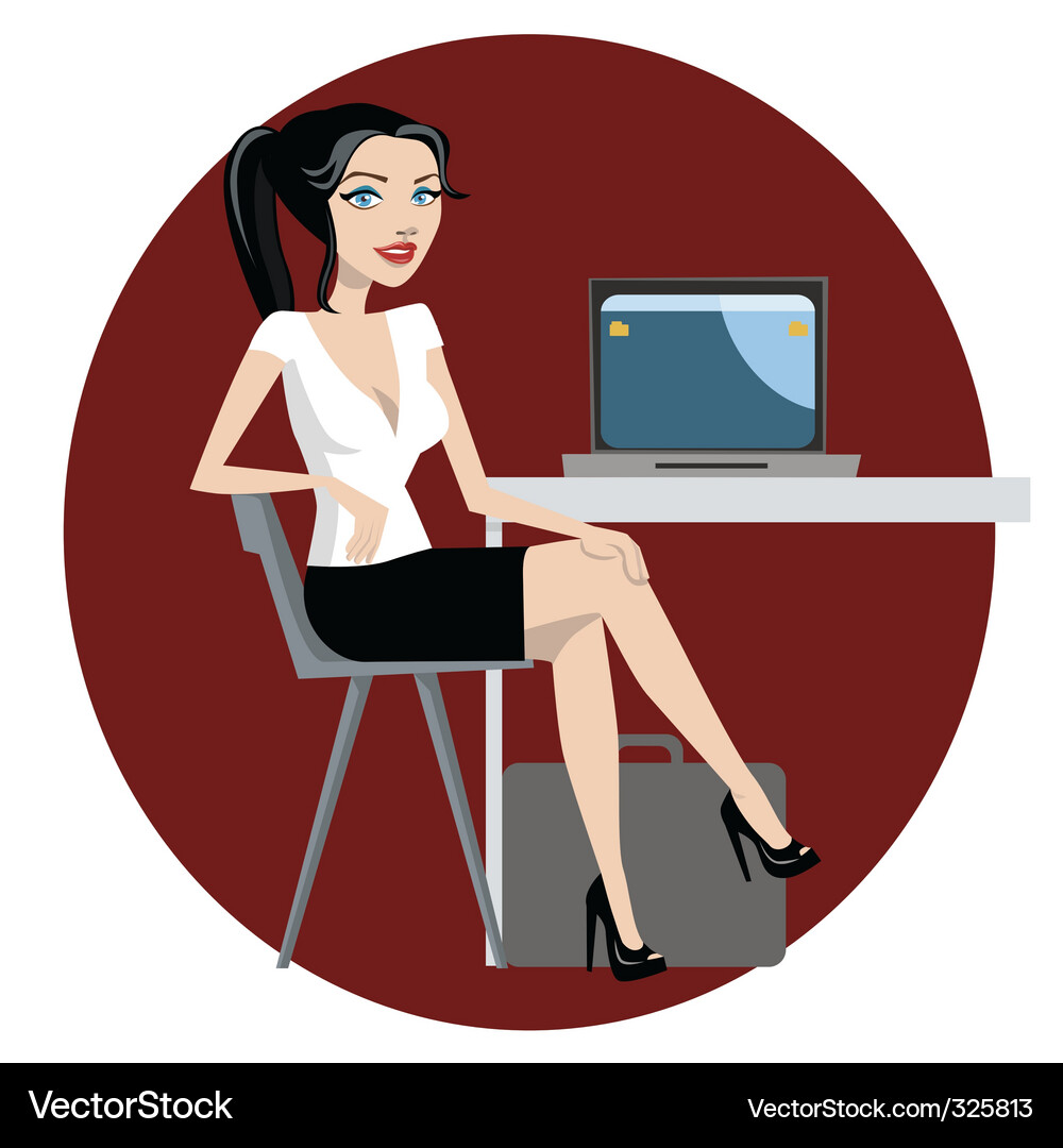 Business woman Vector Image