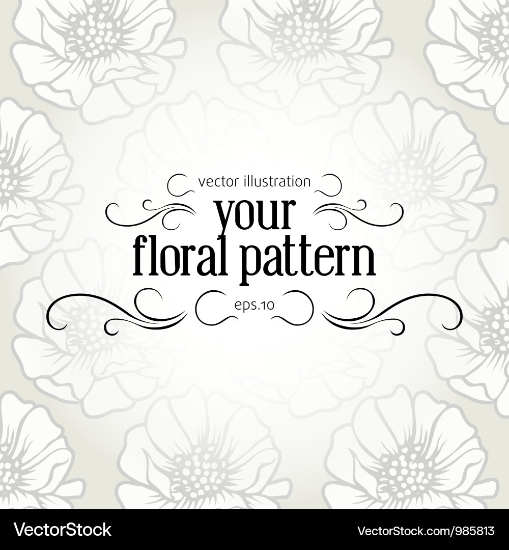 Design pattern vector image