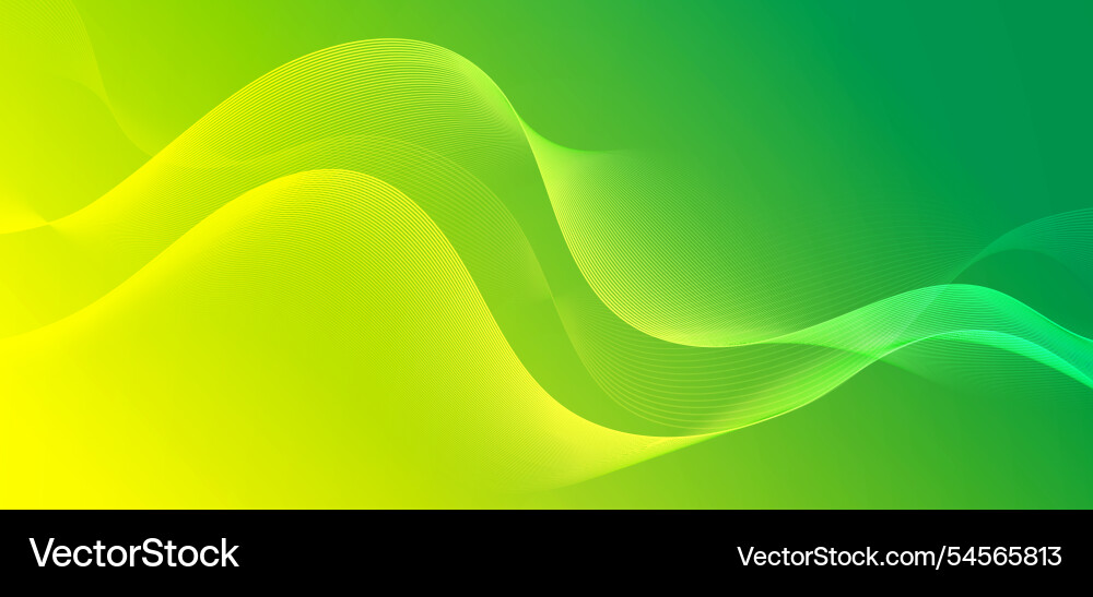 Green yellow abstract background digital tech Vector Image