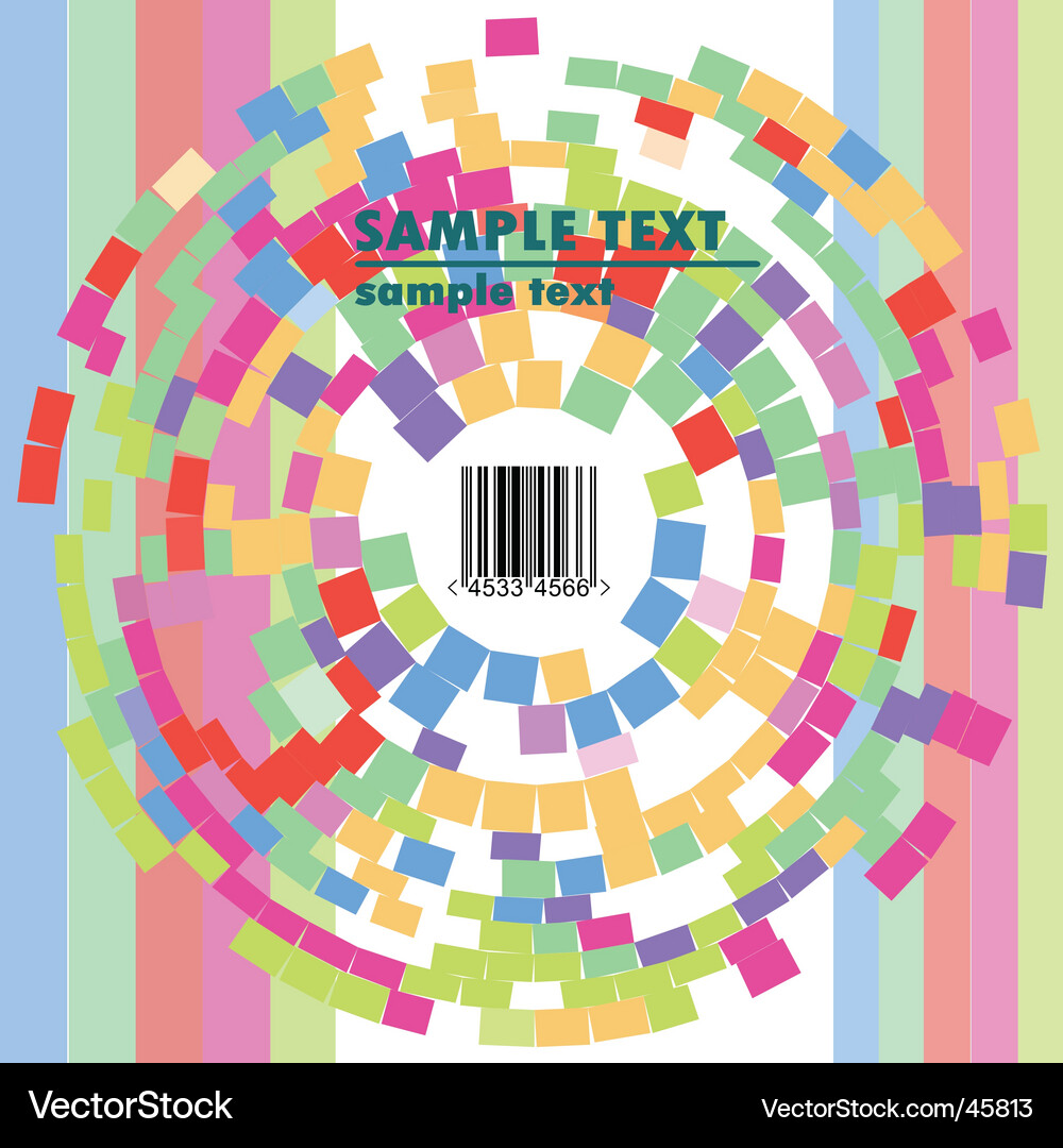 Striped Barcode Pattern Vector Image