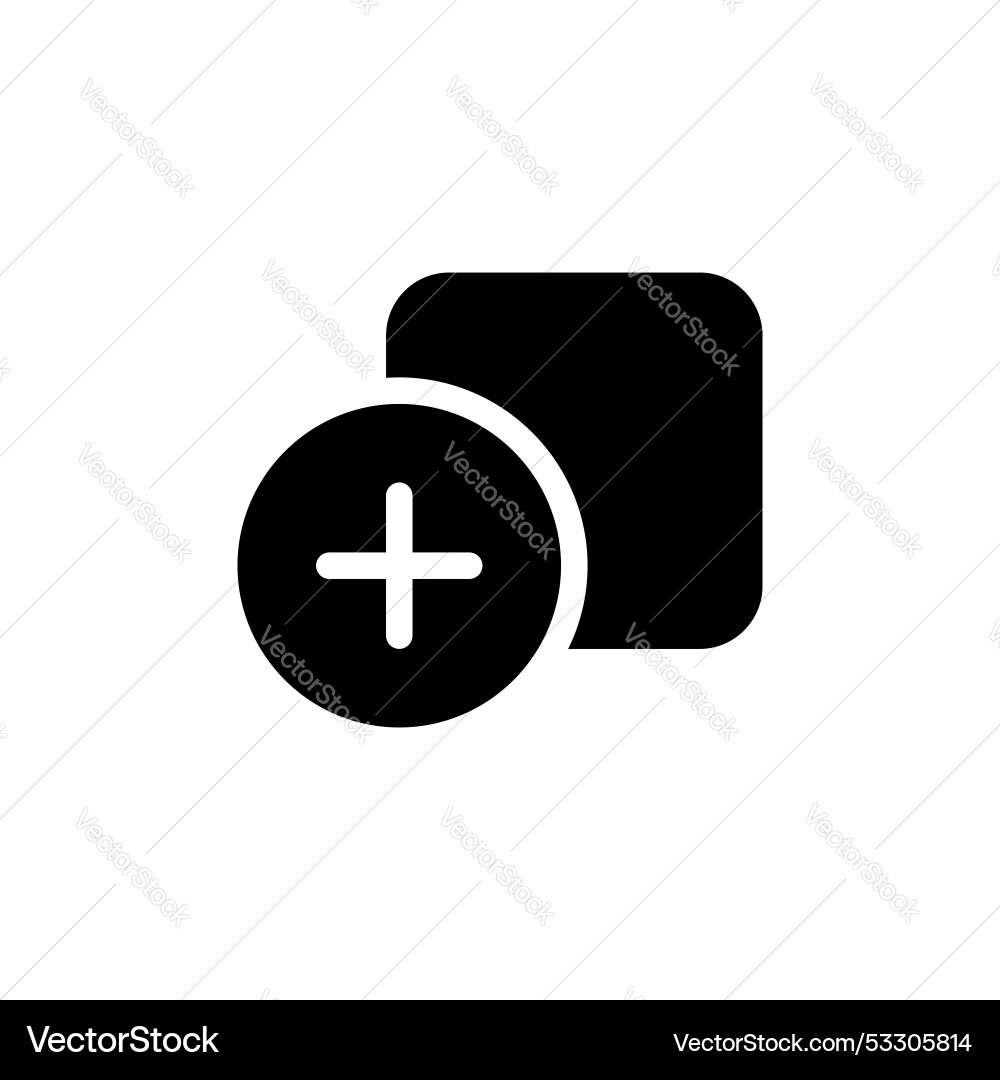 Add icon set addition or summing button Add icon set addition or summing button vector image