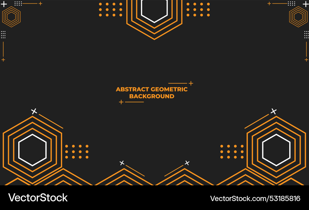 Abstract hexagonal geometric background Abstract hexagonal geometric background vector image