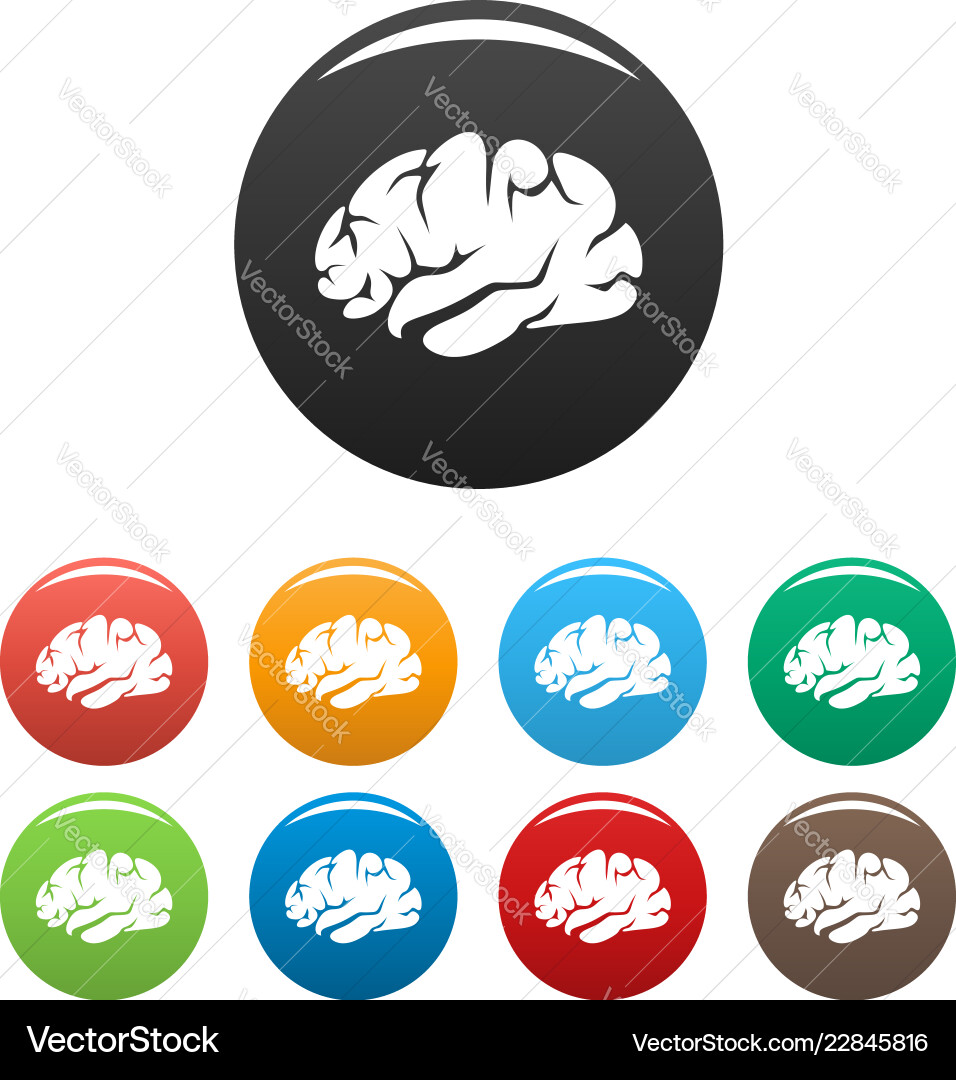 Brainstorming icon simple style Brainstorming icon simple style vector image