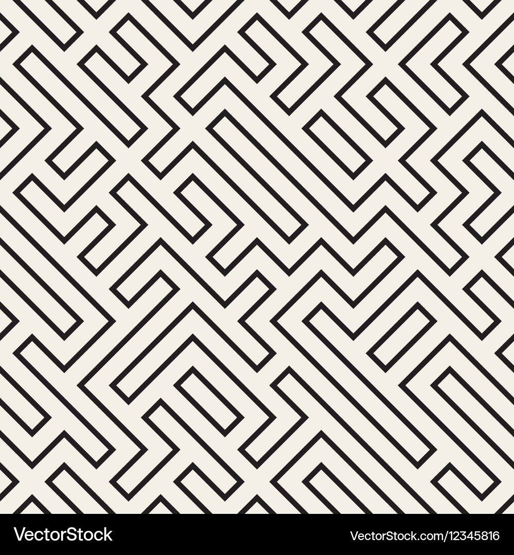 Complex Maze Lines Pattern Vector Image