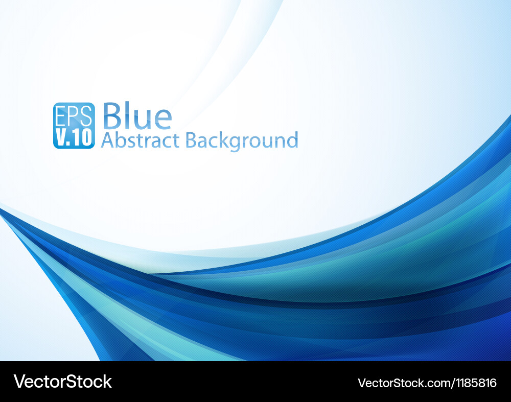 Dynamic Blue Abstract Background Vector Image