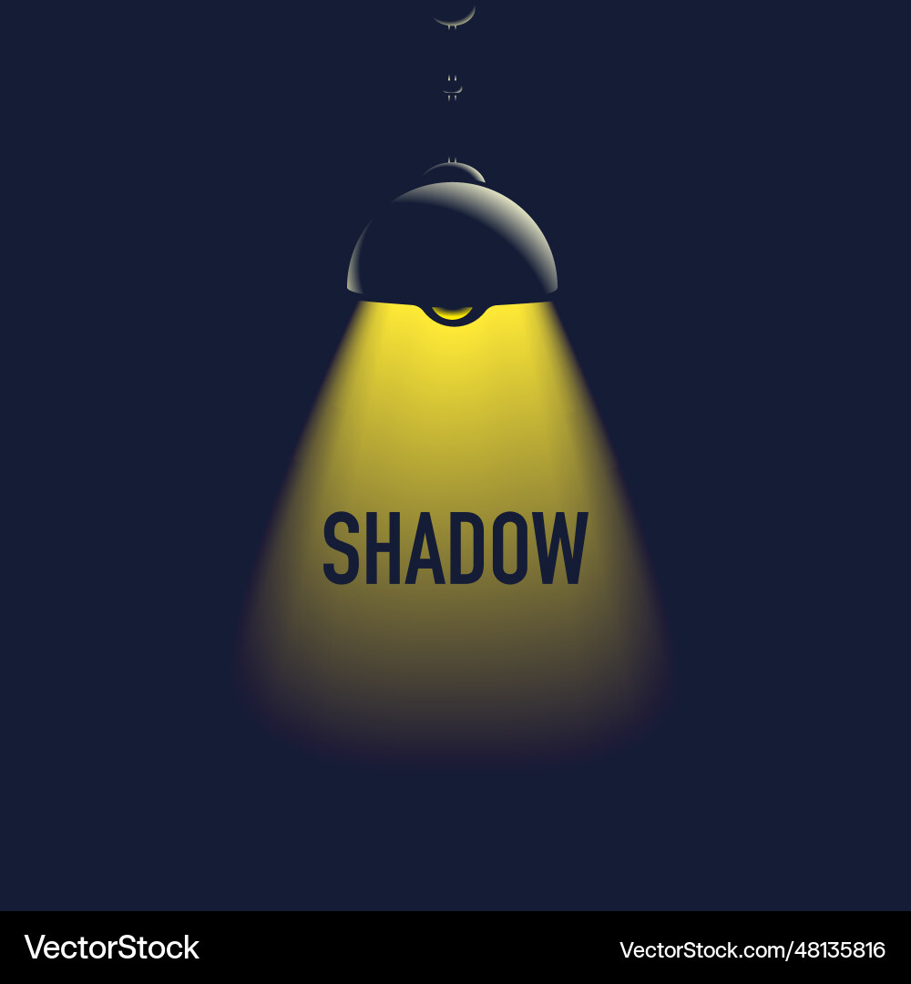 Lamp with light shdow gradients background Lamp with light shdow gradients background vector image