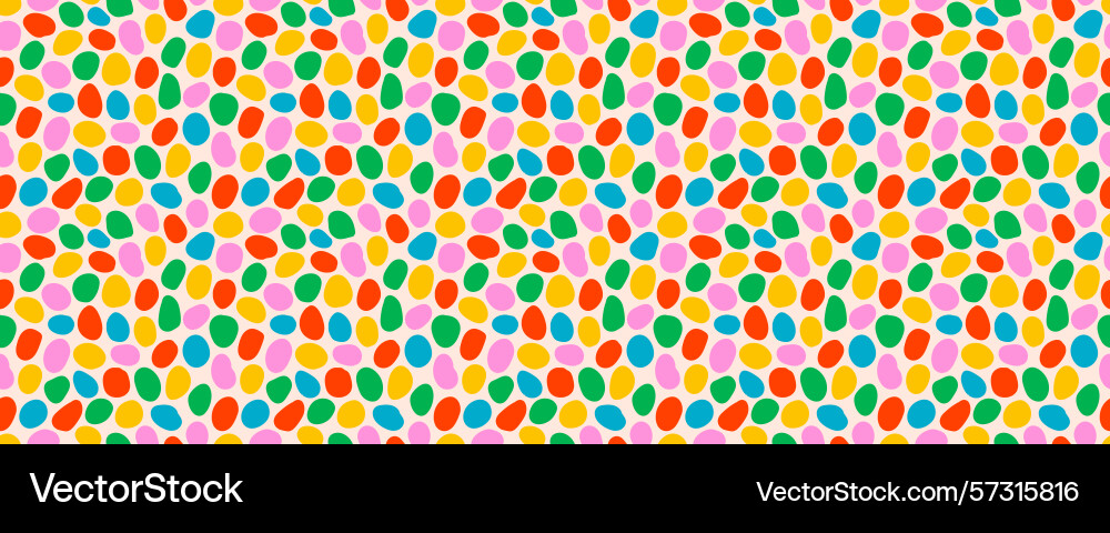 Seamless colorful blob pattern on light background Seamless colorful blob pattern on light background vector image