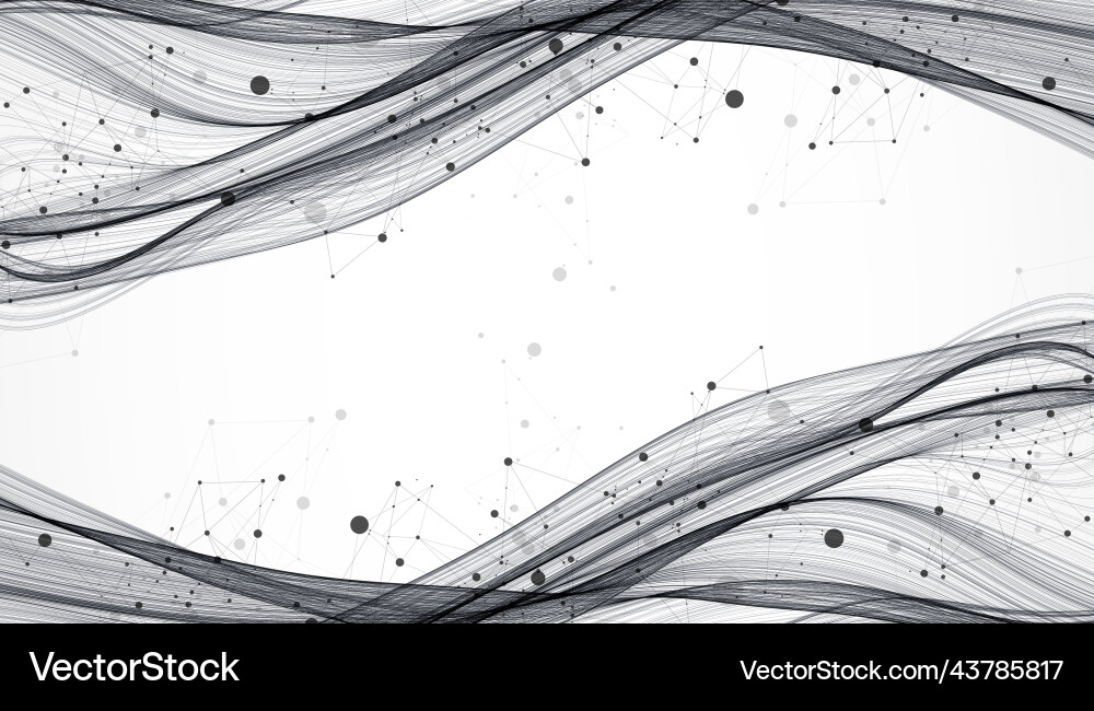 Abstract flowing wave lines design element Abstract flowing wave lines design element vector image