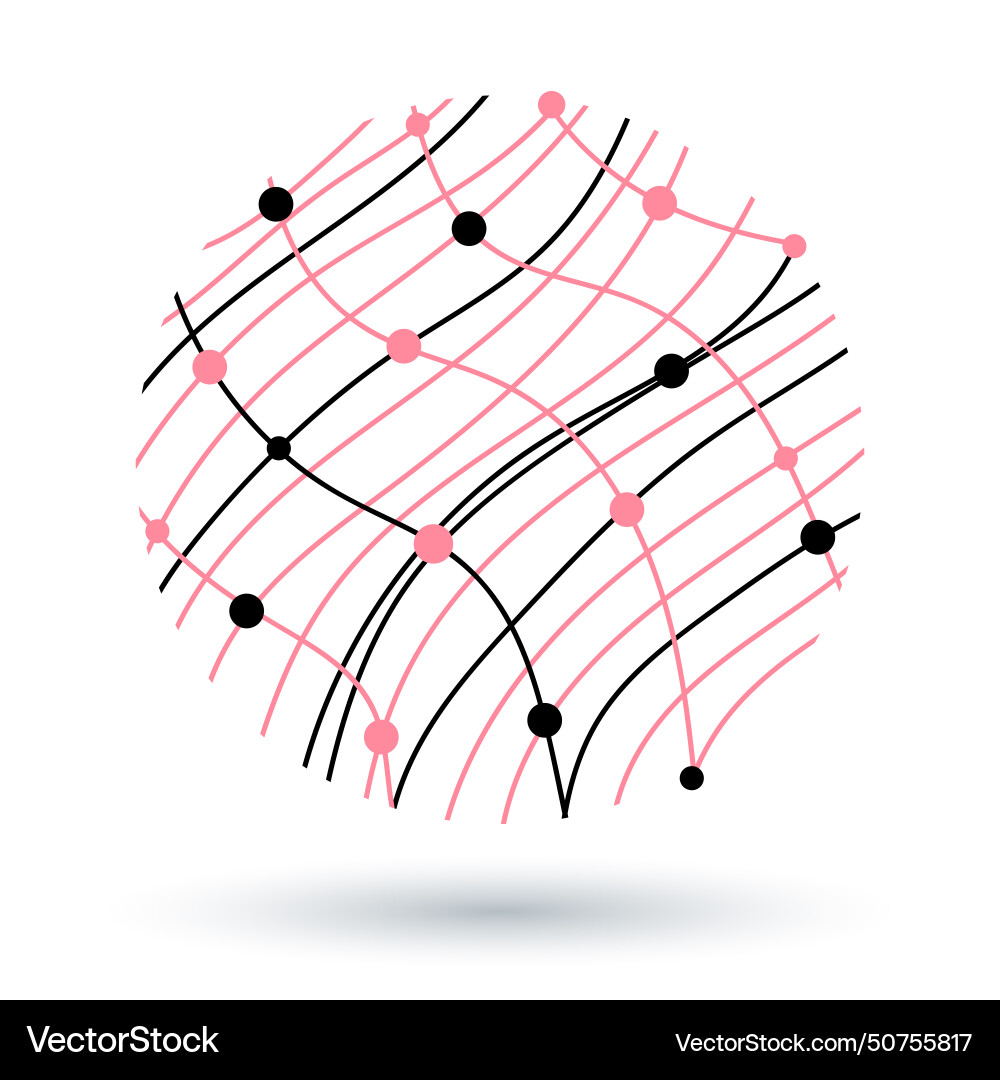 Abstract frame hand drawn doodle circle patterns Vector Image