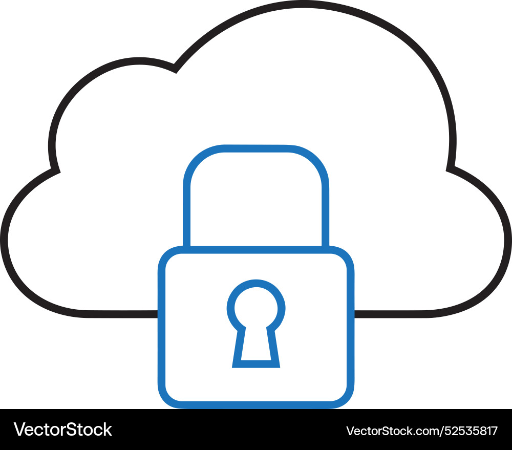 Cloud storage icon symbol image of the hosting Cloud storage icon symbol image of the hosting vector image