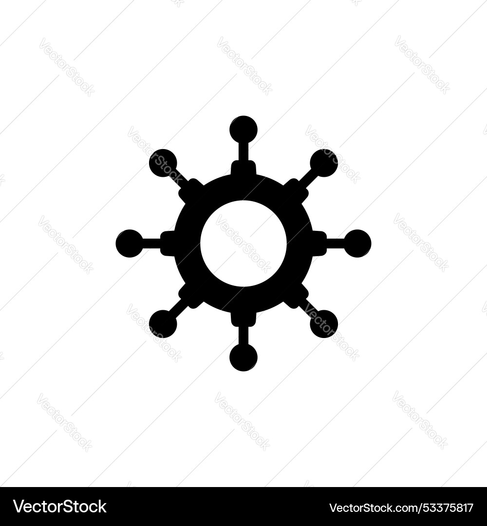 Useful functions icon set cogwheel Royalty Free Vector Image