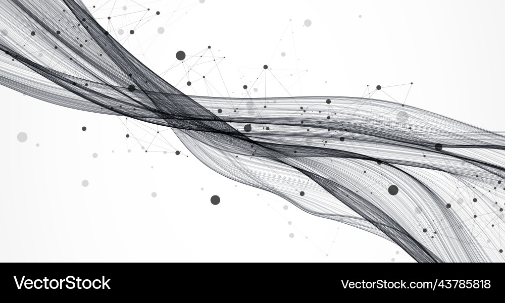 Abstract flowing wave lines design element Abstract flowing wave lines design element vector image