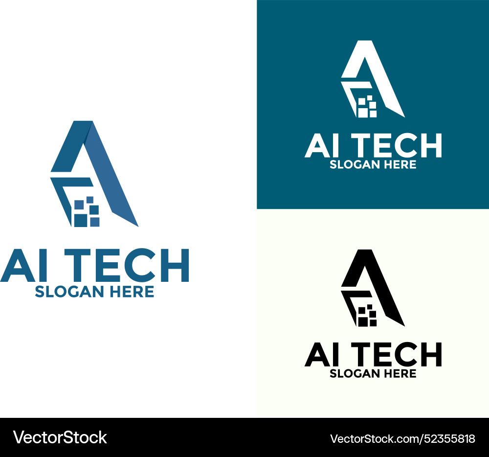 Artificial intelligence abstract technology Artificial intelligence abstract technology vector image