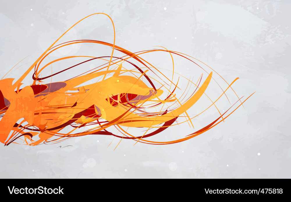 Dynamic Color Swirls vector image