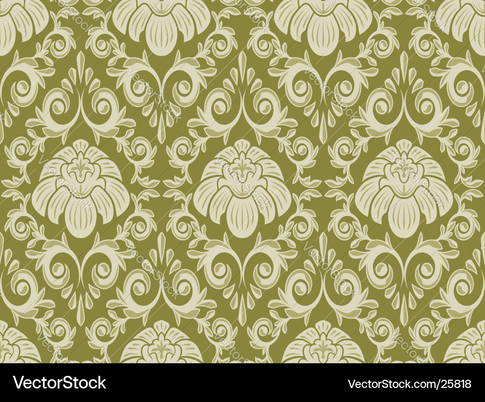 Green flowers Royalty Free Vector Image - VectorStock